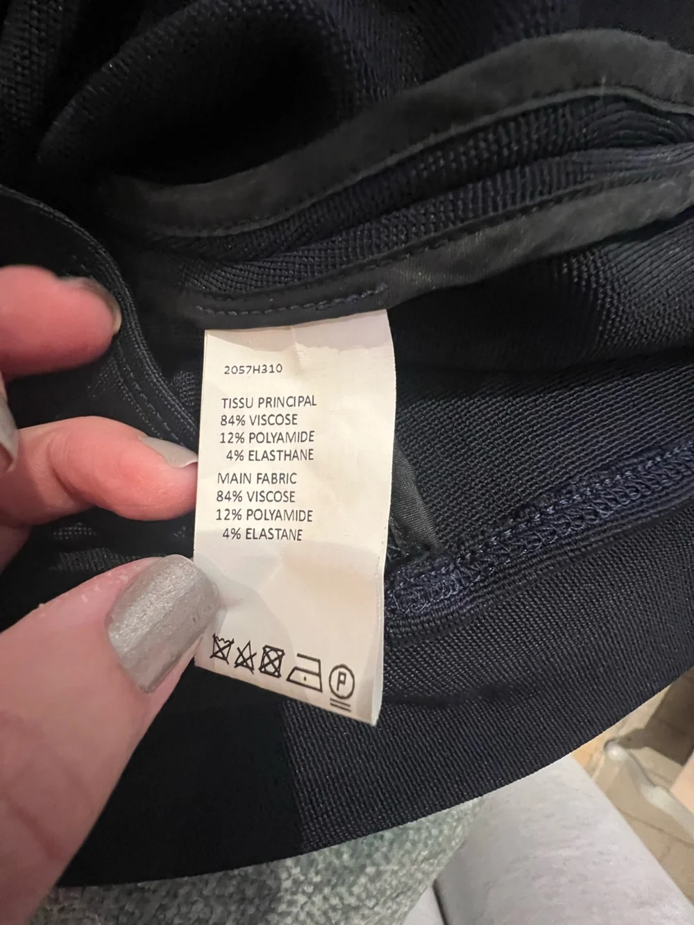 Carven Navy Flutter Sleeve Top - Picture 11 of 11